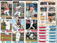 2023 Topps Heritage Baseball Complete Mint 400 Card Basic Set in Classic 1974 Design
