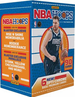 2024 2025 Panini HOOPS NBA Blaster Box of Packs (90 Cards) with 6 Optic Chrome Premium Cards Per Box Plus Chance For Rookies, Autographs and Memorabilia Cards