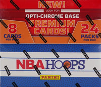 2024 2025 Panini HOOPS NBA RETAIL Box of 24 Packs (192 Cards) with Optic Chrome Premium Cards and Possible Retail Exclusive Autographs and Explosions Inserts