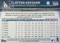 Clayton Kershaw 2015 Topps Series Mint Card #100