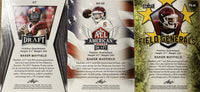 2018 LEAF NFL DRAFT Football Series Complete Mint 99 Card Master Set with Inserts including Multiple Cards of the Top Prospects Baker Mayfield, Sam Darnold, Josh Allen and many more