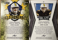 2018 LEAF NFL DRAFT Football Series Complete Mint 99 Card Master Set with Inserts including Multiple Cards of the Top Prospects Baker Mayfield, Sam Darnold, Josh Allen and many more
