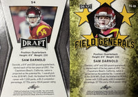 2018 LEAF NFL DRAFT Football Series Complete Mint 99 Card Master Set with Inserts including Multiple Cards of the Top Prospects Baker Mayfield, Sam Darnold, Josh Allen and many more