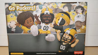 Fisher Price Little People Collector Green Bay Packers NFL 4-Pack Figure Set