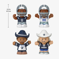 Fisher Price Little People Collector Dallas Cowboys NFL 4-Pack Figure Set