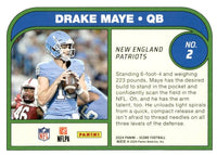 Drake Maye 2024 Panini Score Protential Series Mint Rookie Year Insert Card #2