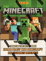 Minecraft Trading Cards Brand New 2024 Factory Sealed Blaster Box from Panini with Possible EXCLUSIVE Cubic Parallels Plus Chance for Ultra Rare Color Blast and Minecraft Milestones Inserts