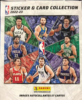 2022 2023 Panini NBA Basketball Sticker Collection Unopened Box 50 Packs 250 Stickers 50 Cards