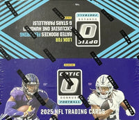 2025 Panini Donruss OPTIC Football Series RETAIL 20 Pack Box with Chance for Retail EXCLUSIVE Rated Rookies Stars Parallels and Chance for Ultra Rare Downtown Inserts PLUS
