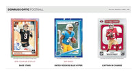2025 Panini Donruss OPTIC Football Series Blaster Box with 3 EXCLUSIVE Rated Rookies Purple Shock Parallels and Chance for Ultra Rare Downtown Inserts PLUS