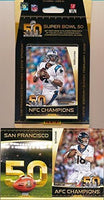 Carolina Panthers vs Denver Broncos 2016 Panini Super Bowl 50 Commemorative Limited Edition NFL Football Factory Sealed 21 Card Set