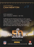 Carolina Panthers vs Denver Broncos 2016 Panini Super Bowl 50 Commemorative Limited Edition NFL Football Factory Sealed 21 Card Set
