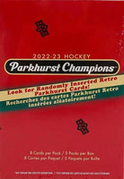 2022 2023 Upper Deck Parkhurst Champions Hockey Series Blaster Box Released in 2024