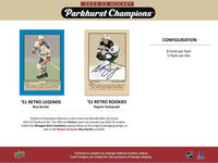 2022 2023 Upper Deck Parkhurst Champions Hockey Series Blaster Box Released in 2024
