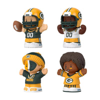 Fisher Price Little People Collector Green Bay Packers NFL 4-Pack Figure Set