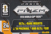 2026 Panini PRIZM FIFA World Cup Soccer Blaster Box with Possible AUTOGRAPHS with 6 Prizms and 3 Inserts/Insert Parallels Per Box Chance for Exclusive Yellow, Purple, Blue and White Prizms
