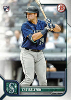 2022 Bowman Baseball Series Complete Mint 250 Card Set with Stars, Prospects and Rookie Cards including Cal Raleigh