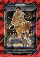 Austin Reaves 2022 2023 Panini Red Cracked Prizm Series Mint Card #123