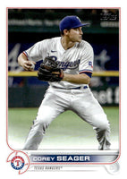 Corey Seager 2022 Topps Update Series Mint Card #US200