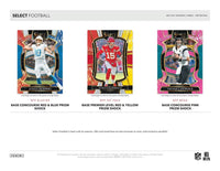 2025 Panini SELECT Football Series Blaster Box Featuring 3 BLASTER EXCLUSIVE Red and Blue Shock Parallels PLUS