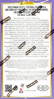 2025 Panini SELECT Football Series Blaster Box Featuring 3 BLASTER EXCLUSIVE Red and Blue Shock Parallels PLUS