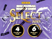 2025 Panini SELECT Football Series Blaster Box Featuring 3 BLASTER EXCLUSIVE Red and Blue Shock Parallels PLUS