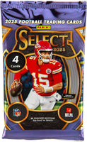 2025 Panini SELECT Football Series Blaster Box Featuring 3 BLASTER EXCLUSIVE Red and Blue Shock Parallels PLUS