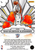 Shai Gilgeous-Alexander 2023 2024 Panini Donruss Bomb Squad Series Mint Insert Card #10