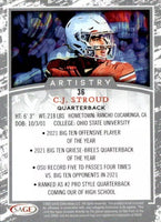 C.J. Stroud 2022 SAGE Artistry Silver Mint Card #36
