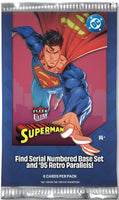2026 Upper Deck Fleer Ultra Superman Factory Blaster Box with Chance for Exclusive Ultra Stars Green Parallels Plus