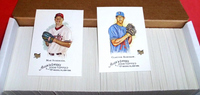 2008 Topps Allen Ginter Baseball Series Complete Mint Basic 300 Card Set (Baseball and Historical Figures!) Loaded with Baseball Stars, Rookies and Hall of Famers including Derek Jeter, Ken Griffey Jr, Mickey Mantle, Clayton Kershaw and Max Scherzer Plus