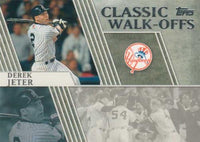 2012 Topps Classic Walk-Offs Complete Mint Insert Set with Derek Jeter, Mickey Mantle, Johnny Bench plus
