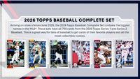 2026 Topps Baseball RETAIL Edition Factory Sealed 75th Anniversary Full 700 Card Set