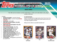 2023 Topps Baseball UPDATE Series Retail Box of 20 Packs (280 Cards)