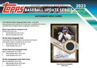 2023 Topps Baseball UPDATE Series Factory Sealed Blaster Box with 3 Blaster Exclusive Base Card Parallels