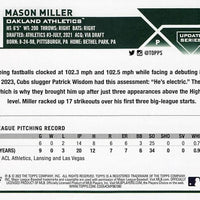 2023 Topps Traded Baseball Updates and Highlights Series Set LOADED with Rookies including Corbin Carroll, Mason Miller and Adley Rutschman PLUS