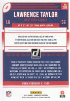 Lawrence Taylor 2018 Donruss Series Mint Card #209