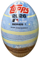 2026 Topps Baseball Series 1 Easter Egg TINS with 59 Cards Including Holiday Variations and a Polka Dot Parallel PLUS