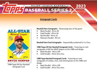 2023 Topps Baseball Series TWO Retail Box of 24 Packs