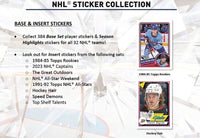 2023 2024 Topps NHL Sticker Collection Unopened Factory Sealed Box
