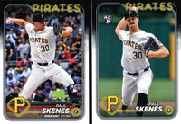 2024 Topps Traded Baseball Updates and Highlights Series 350 Card Set LOADED with Rookies including Paul Skenes, Jackson Holliday, Merrill and Chourio PLUS