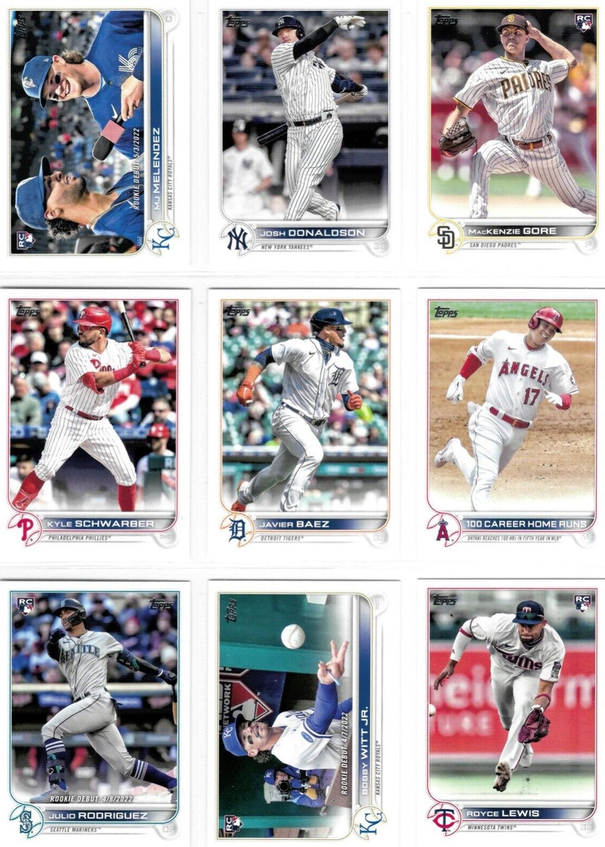 Detroit Tigers 2023 Topps Factory Sealed 17 Card Team Set with Rookie Cards  of Riley Greene and Kody Clemens