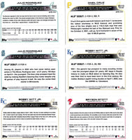 2022 Topps Traded Baseball Updates and Highlights Series Set LOADED with Rookies including Julio Rodriguez and Bobby Witt Jr. PLUS