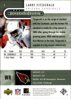 2005 Upper Deck Foundations Football Series 100 Card Complete Basic Veteran Players Set Loaded with Stars and Hall of Famers