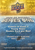 2024 2025 Upper Deck Series One Hockey Unopened Blaster Box of Packs with a Young Guns Rookie Card and Green Dazzler Card Plus