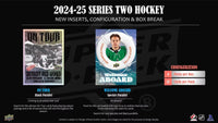 2024 2025 Upper Deck Hockey 2nd Series Blaster Box of Packs with Chance for Macklin Celebrini and Matvei Michkov Young Guns Rookie Cards and a Green Dazzlers Insert Card Plus