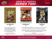 2023 2024 Upper Deck Hockey Series Two Blaster Box with Chance for Connor Bedard Young Guns Rookie Card
