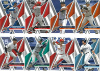 2008 Upper Deck X Baseball Series Complete Mint 100 Card Set Loaded with Stars, Rookies and Hall of Famers