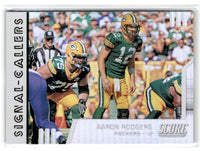 2019 Score Football Signal Callers Complete Mint 30 Card Set with Mahomes, Brady, Prescott, Josh Allen plus