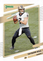 New Orleans Saints 2021 Donruss Factory Sealed Team Set with a Rated Rookie card of Ian Book